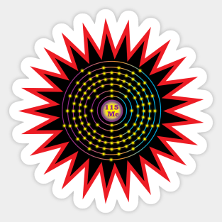 Moscovium Ornament Sticker
